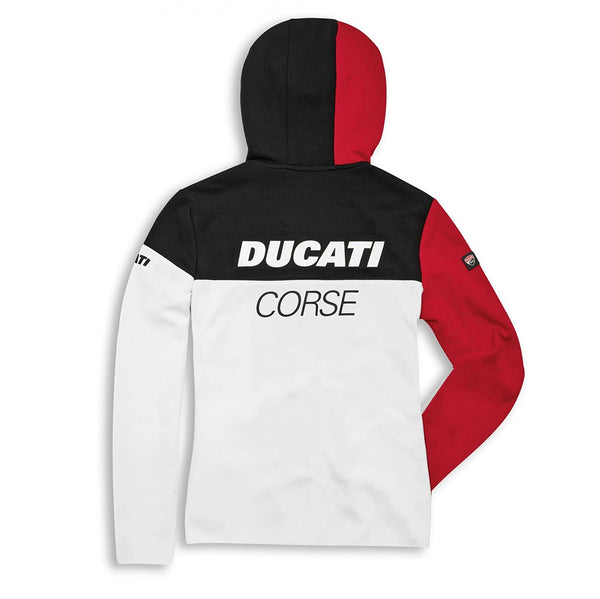 Ducati Corse Track Felpa nera/rossa/bianca S