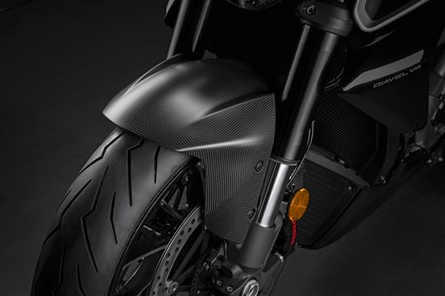 Carbon front mudguard