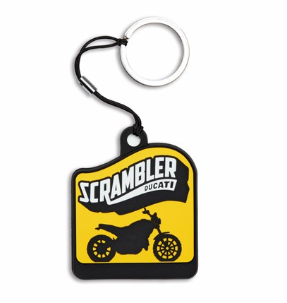 Scambler bike keychain