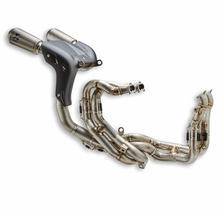 Complete titanium exhaust system