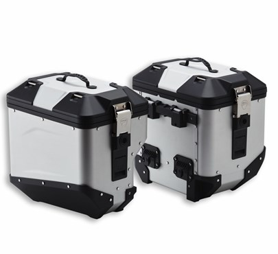 Aluminium side panniers