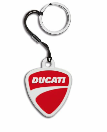 Ducati Shield Rubber Key Ring