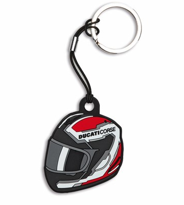 DC Helmet Rubber Key Ring