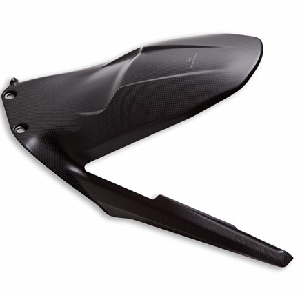 Carbon rear mudguard