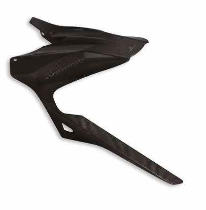 Carbon rear mudguard