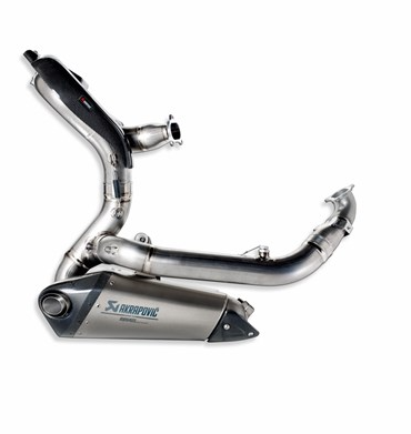 Complete titanium exhaust system