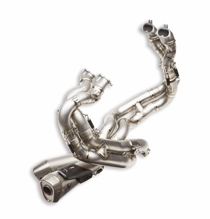 Complete titanium exhaust system