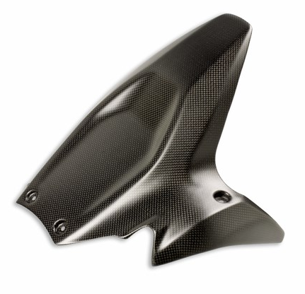 Carbon rear mudguard