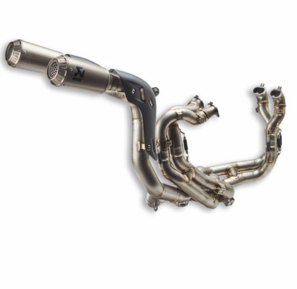 Complete titanium exhaust system