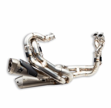 Complete titanium exhaust system