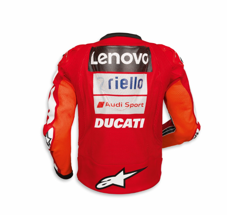 Replica MotoGp 26 Perforated Leather Jacket
