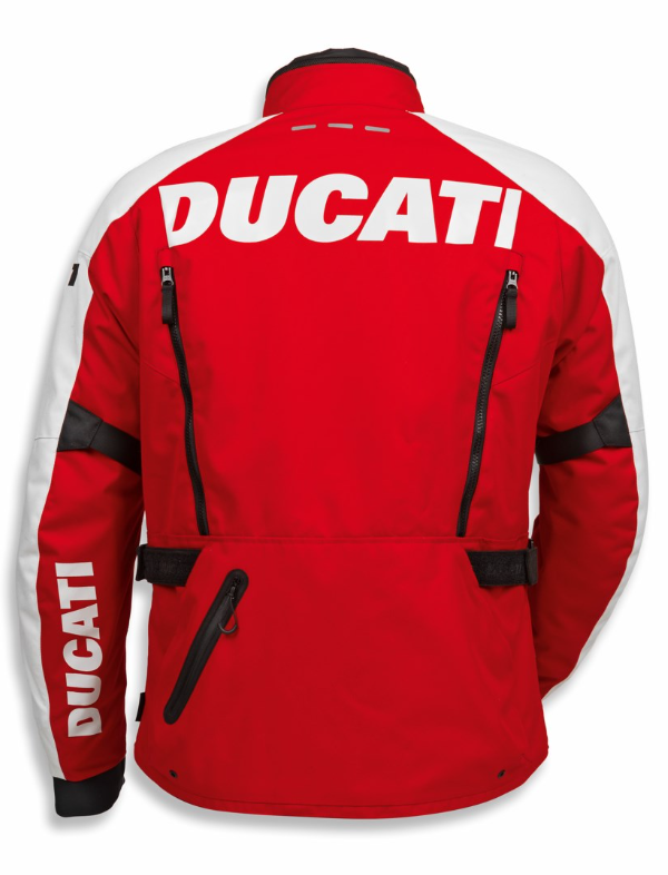 Tour C5 Jacket White/Red