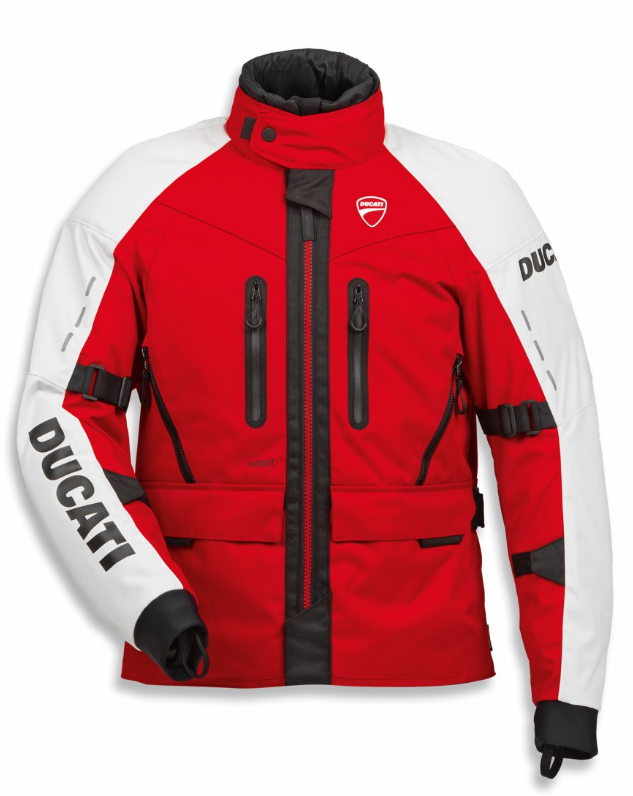 Tour C5 Jacket White/Red