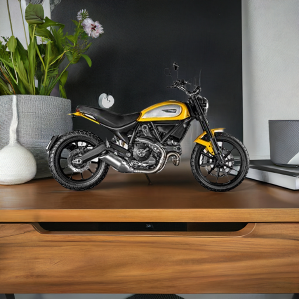 Scrambler Bike scale Model