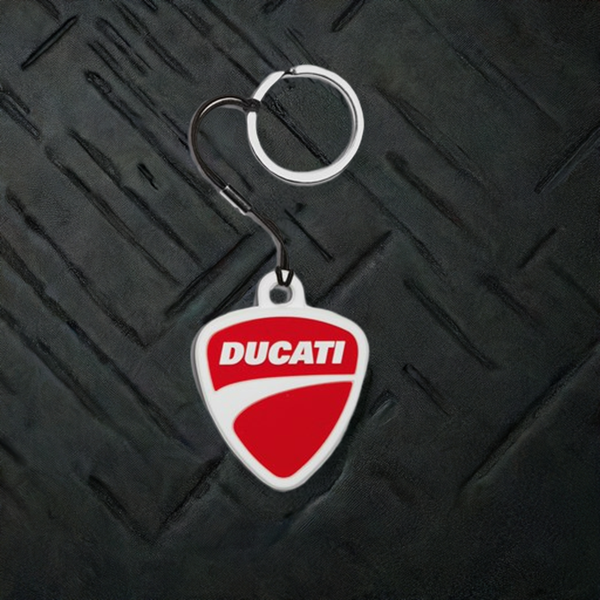 Ducati Shield Rubber Key Ring - Ducati Sydney