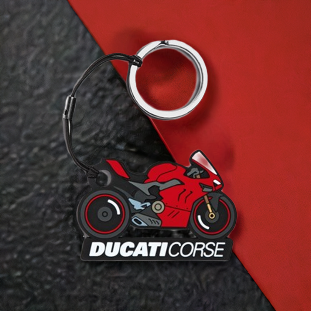 DC Panigale V4S Rubber Key Ring