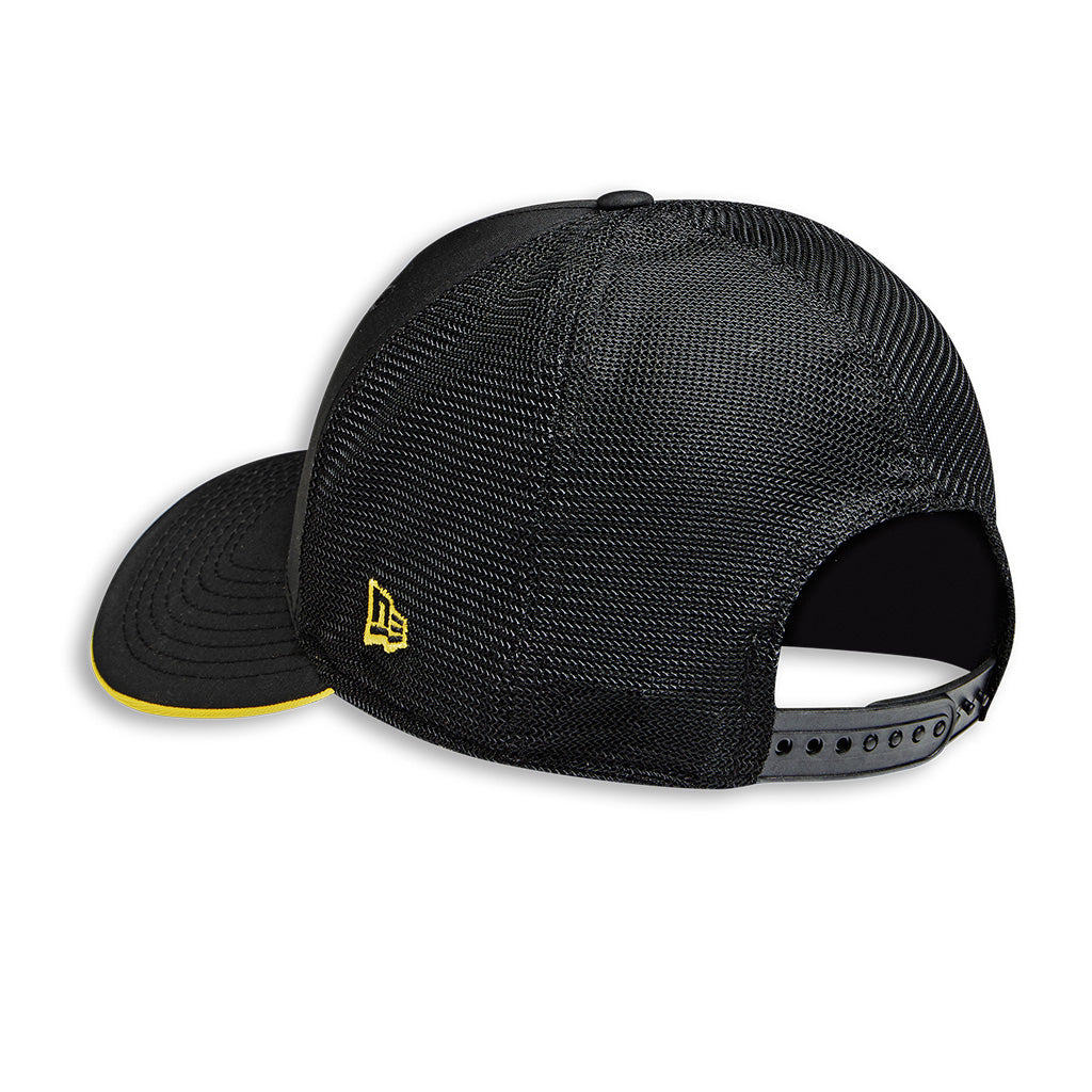 New Era MESH-BACK 59FIFTY-BLANK Black-Black Fitted Hat