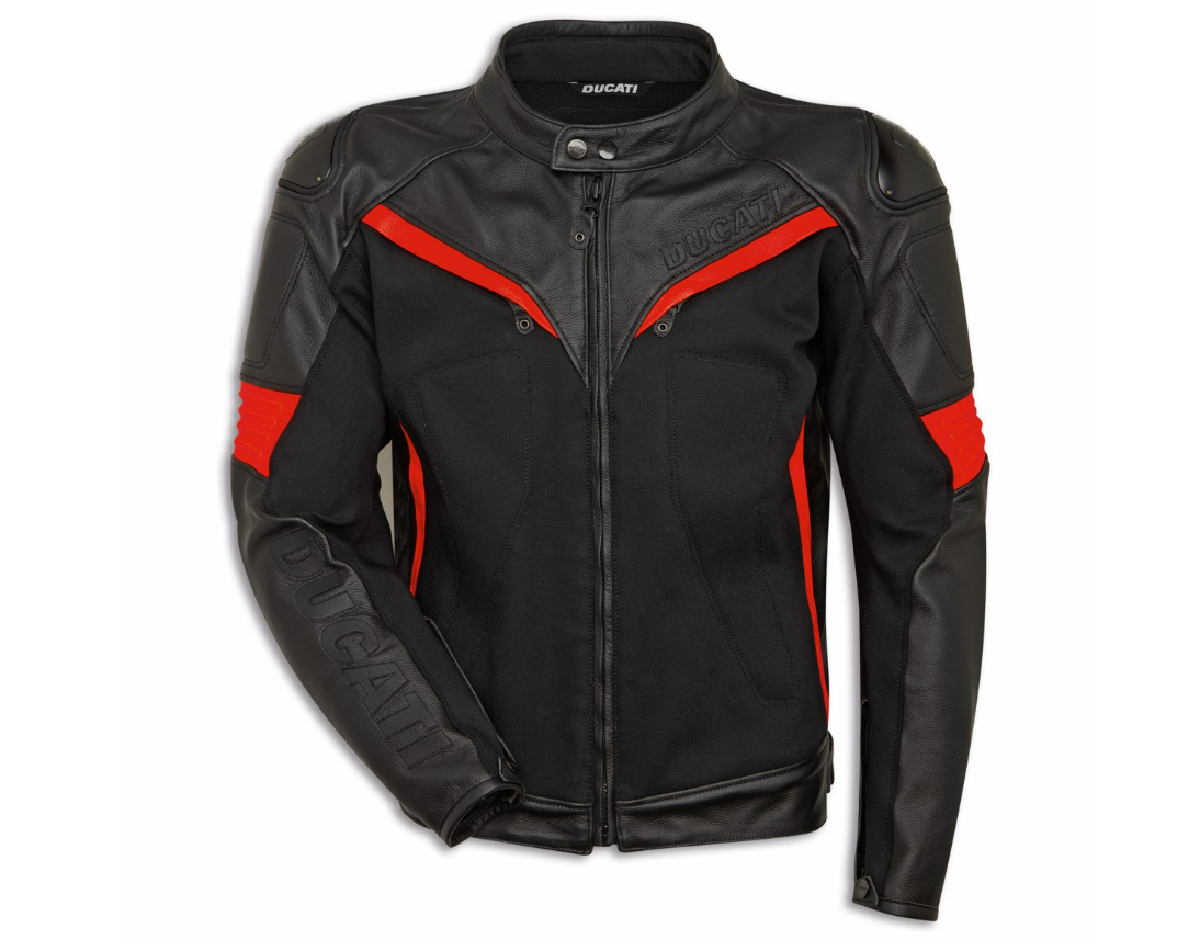 Motorcycle Ducati Corse Leather Jacket - Aliwheels