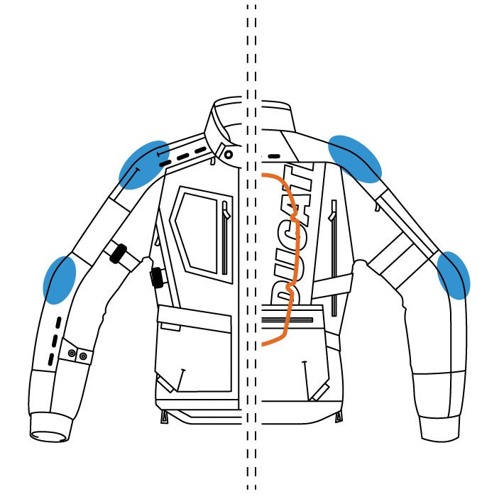 Strada C5-Fabric jacket - Clearance